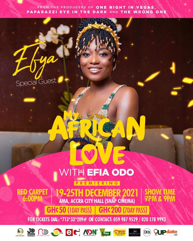 NEBASARK's tweet image. #MyAfricanLoveWithEfiaOdo morrow … Efya our special guest