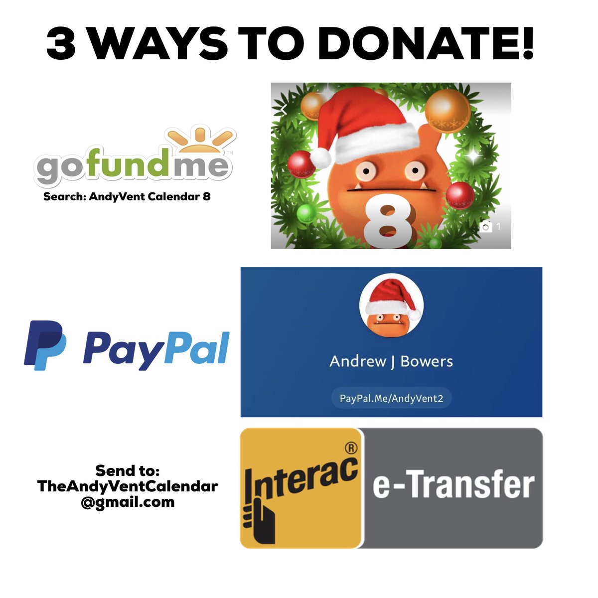 DAY 18!🎅🏻🍕🍕🍕🍕
$370 DONAIR &amp; PIZZA-PALOOZA from Randy’s Pizza, <a href="/KingOfDonair/">King Of Donair</a> &amp; <a href="/rinaldoshfx/">Rinaldo's</a> !
$10K in prizes donated by HRM businesses!
$5 = 1 entry to win entire ➡️AndyVent.ca Calendar or 2x Runner Ups supporting @feednovascotia 
#FeedTheNeed