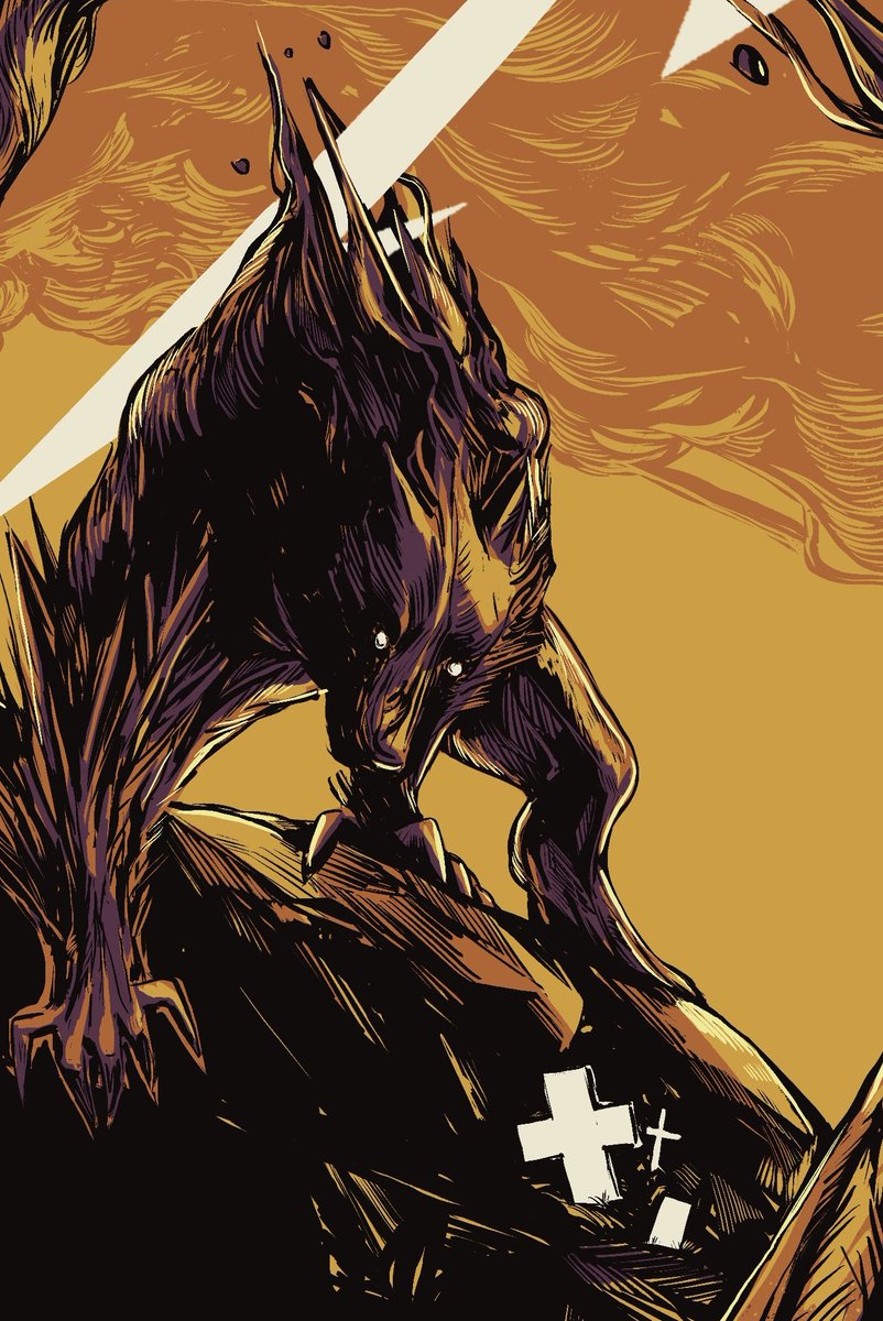 WolfSkullJack's tweet photo. Close ups of my latest Metallica poster which I was hired to create for their 40th Anniversary show this weekend! https://t.co/I8NuJF9I27