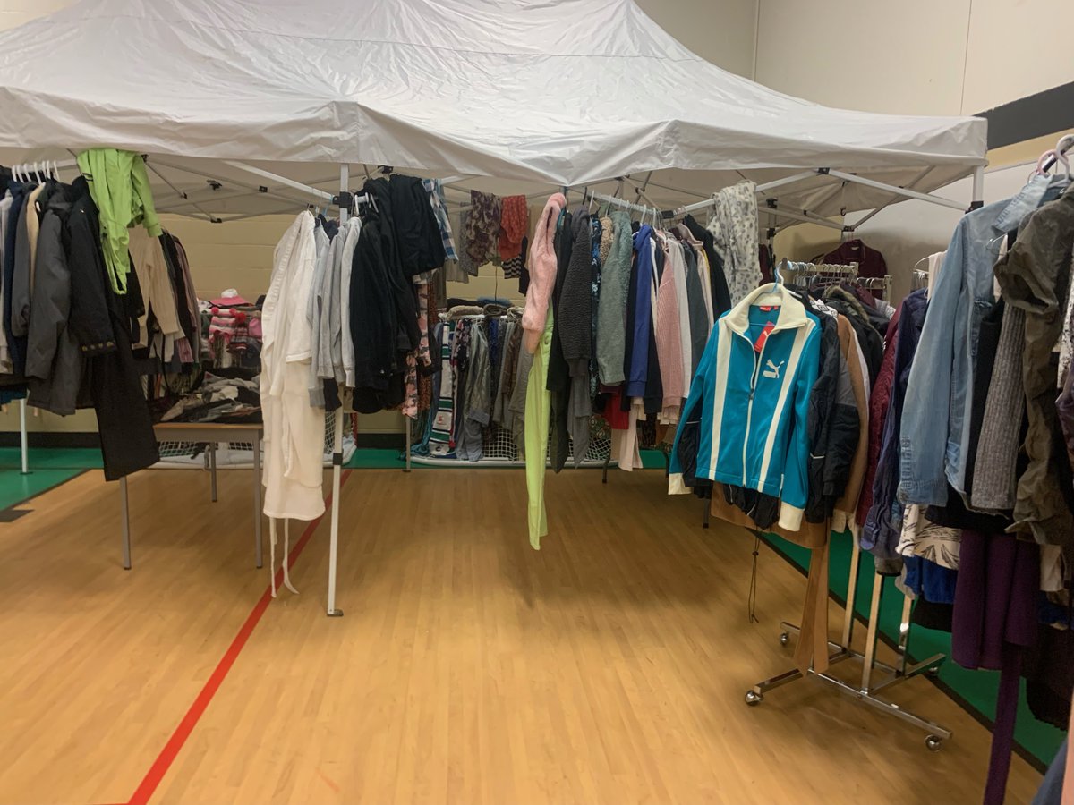 LangleySchools's tweet photo. Students at Vanguard Secondary “shopped” before the holidays. Thanks to staff and volunteers for their time and to local businesses for donating gifts for the school's Christmas Gift Giving Day. #SD35DaysofGiving https://t.co/KIHMWpwuIW
