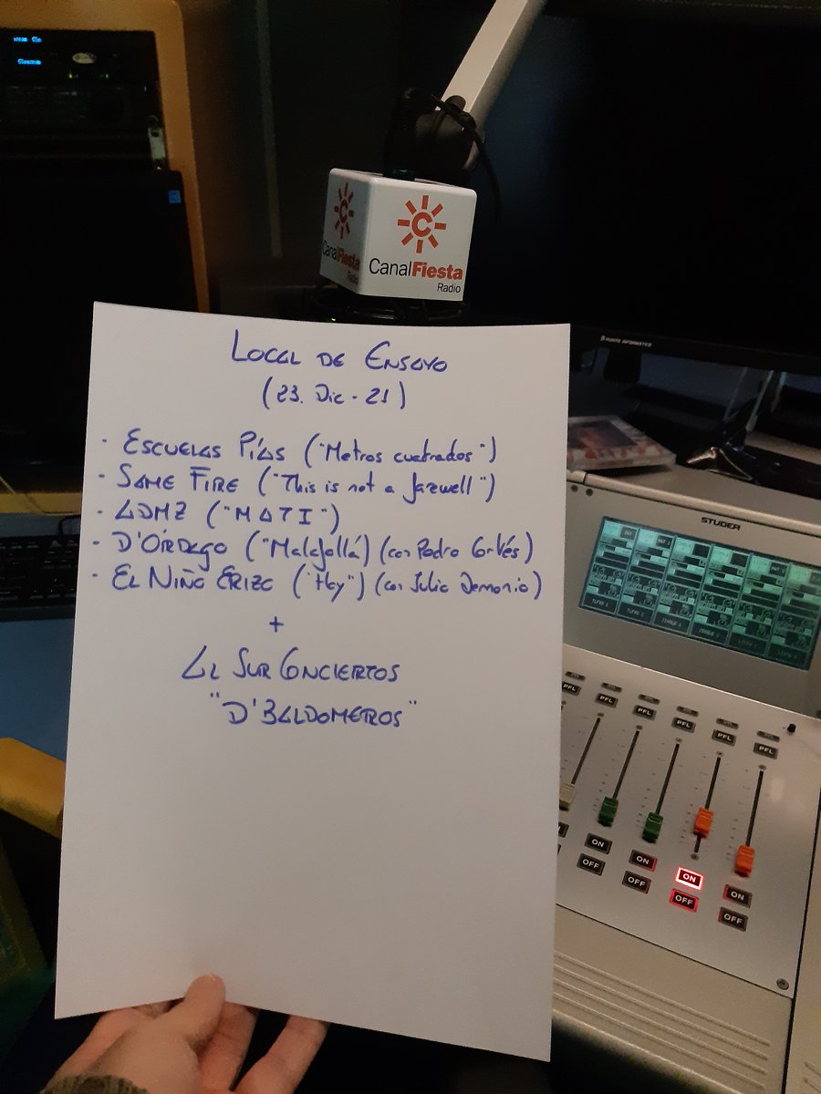 LocalDeEnsayo's tweet photo. Abrimos @LocalDeEnsayo en @canalfiesta en pleno jardín botánico de @escuelas_pias Despediremos a #SameFire, nos meceremos con el proyecto instrumental de @adolfomazuecos, descargaremos rabia con #D’Órdago + #PedroCortés, y @ElNiñoErizo nos felicitará por nuestro 30 aniversario https://t.co/3vUHelclYv