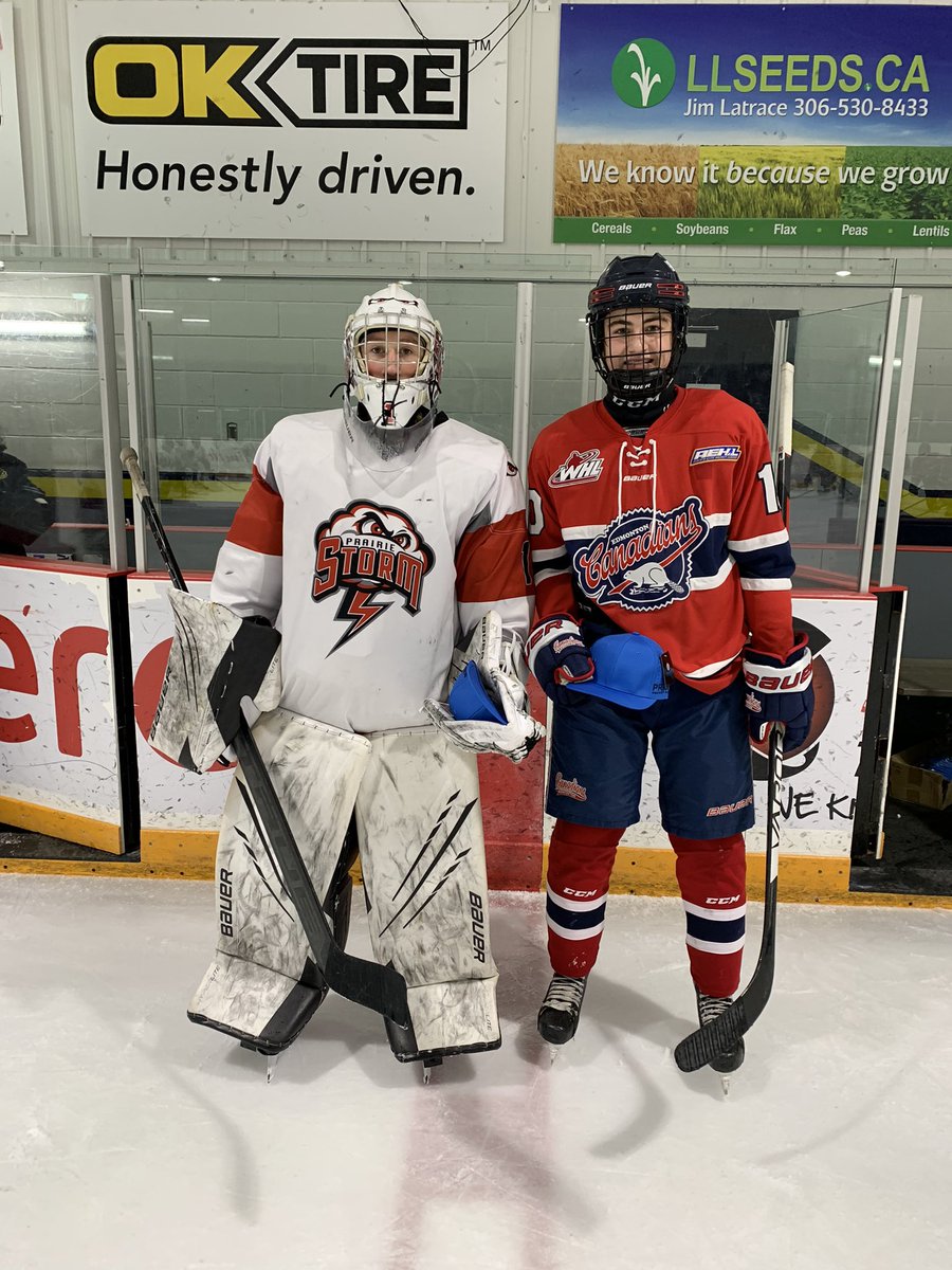 2021 Dave King U15 Prep Invitational

Players of the Game: Prairie Storm vs CAC Volvo of Edmonton  

For <a href="/PrairieStormSK/">Prairie Storm Hockey</a> - #1 Luke McKechnie  
For <a href="/CAC_U15AAA/">CAC Volvo of Edmonton U15AAA Canadians</a> - #10 Isaac Michaelchuk

Final score: Game 8
<a href="/PrairieStormSK/">Prairie Storm Hockey</a> - 7
<a href="/CAC_U15AAA/">CAC Volvo of Edmonton U15AAA Canadians</a> - 0