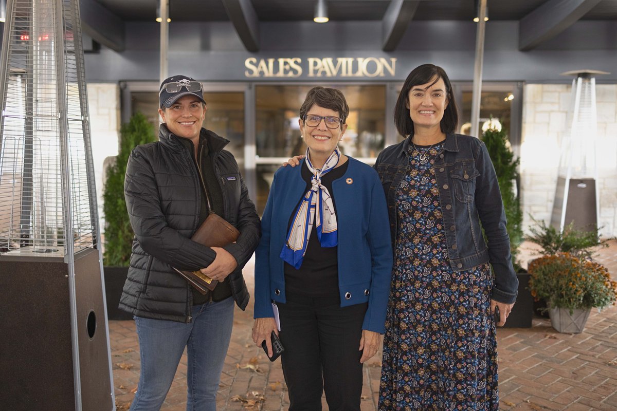 keenelandsales's tweet image. A few of the familiar faces on the Keeneland Sales grounds this year...