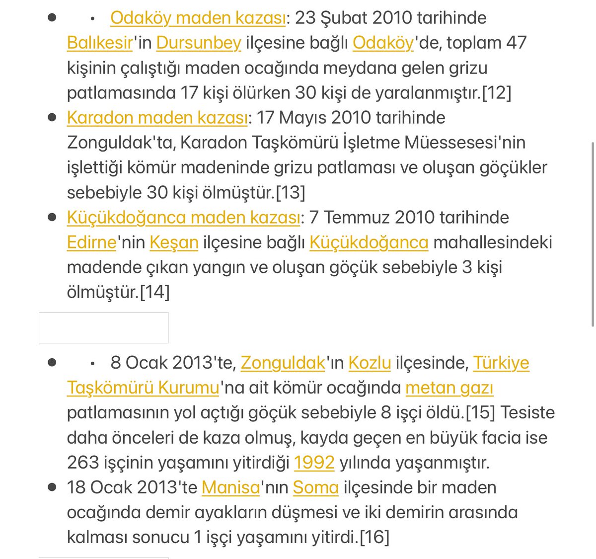 TeoCatEce's tweet photo. Son 20 yıldır tüm maden ‘kaza’ larının müsebbibi, sorumlusu sizsiniz….

#MadenFaciası
#MadenciÖlümleriPolitiktir

#Kozlu
#Alacakaya
#Soma
#Ermenek
#Bartın
#Pamuklu
#Odaköy
#Suluova
#Nallıhan
#Soma
#Amasya
#Kınık
…. https://t.co/76zmhhyIsl