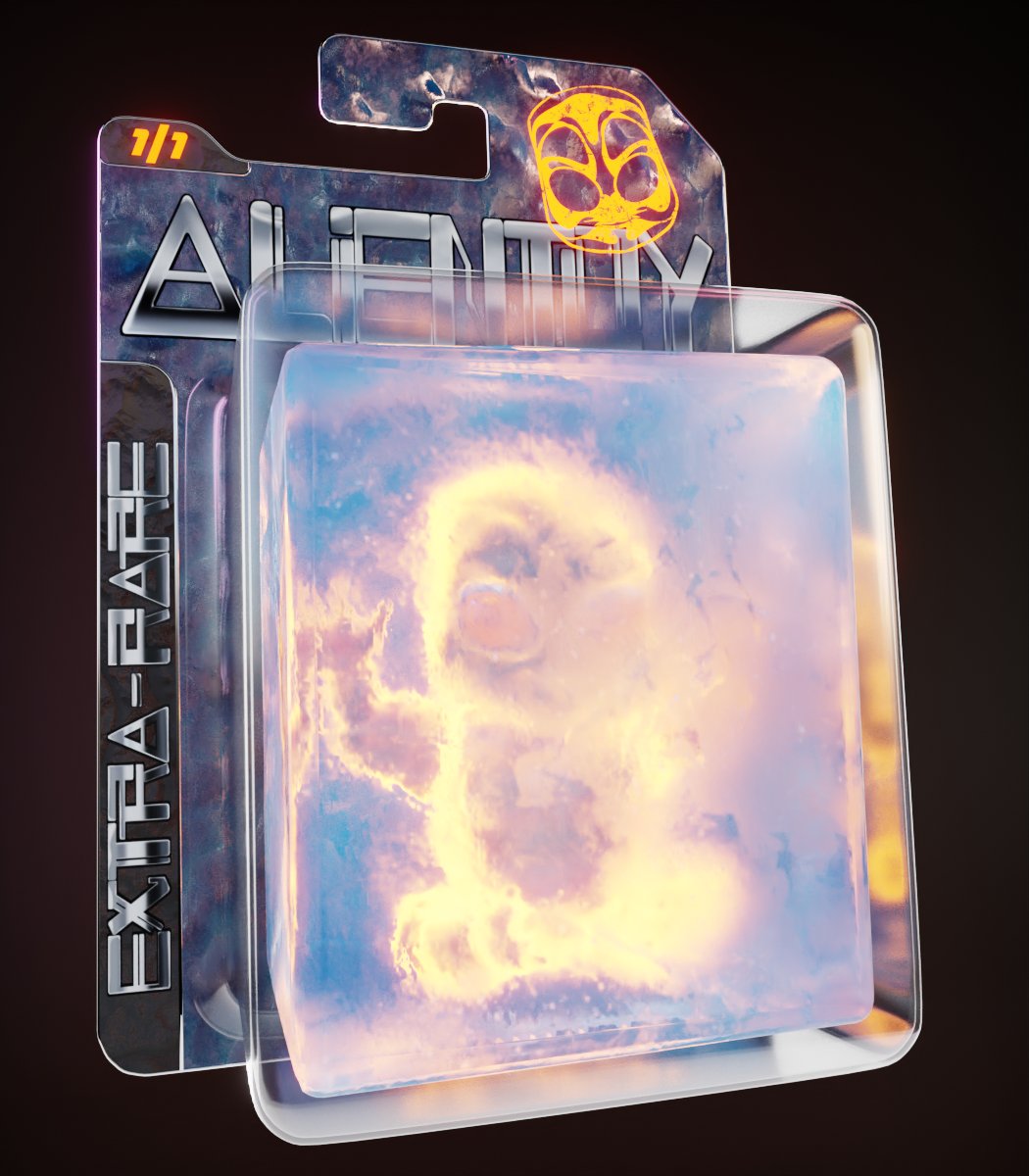 AlienToyNFT's tweet photo. Greetings from #AlienToy. We are excited to show off Ice n Fire, a very rare 1/1 sneak peek. We are giving away OG and Whitelist spots in our Discord server all you have to do is 

1) Follow @AlienToyNFT 
2) Like &amp; Retweet 

#NFTs #nftcollector #NFTGiveaway https://t.co/ISptuwLJKa