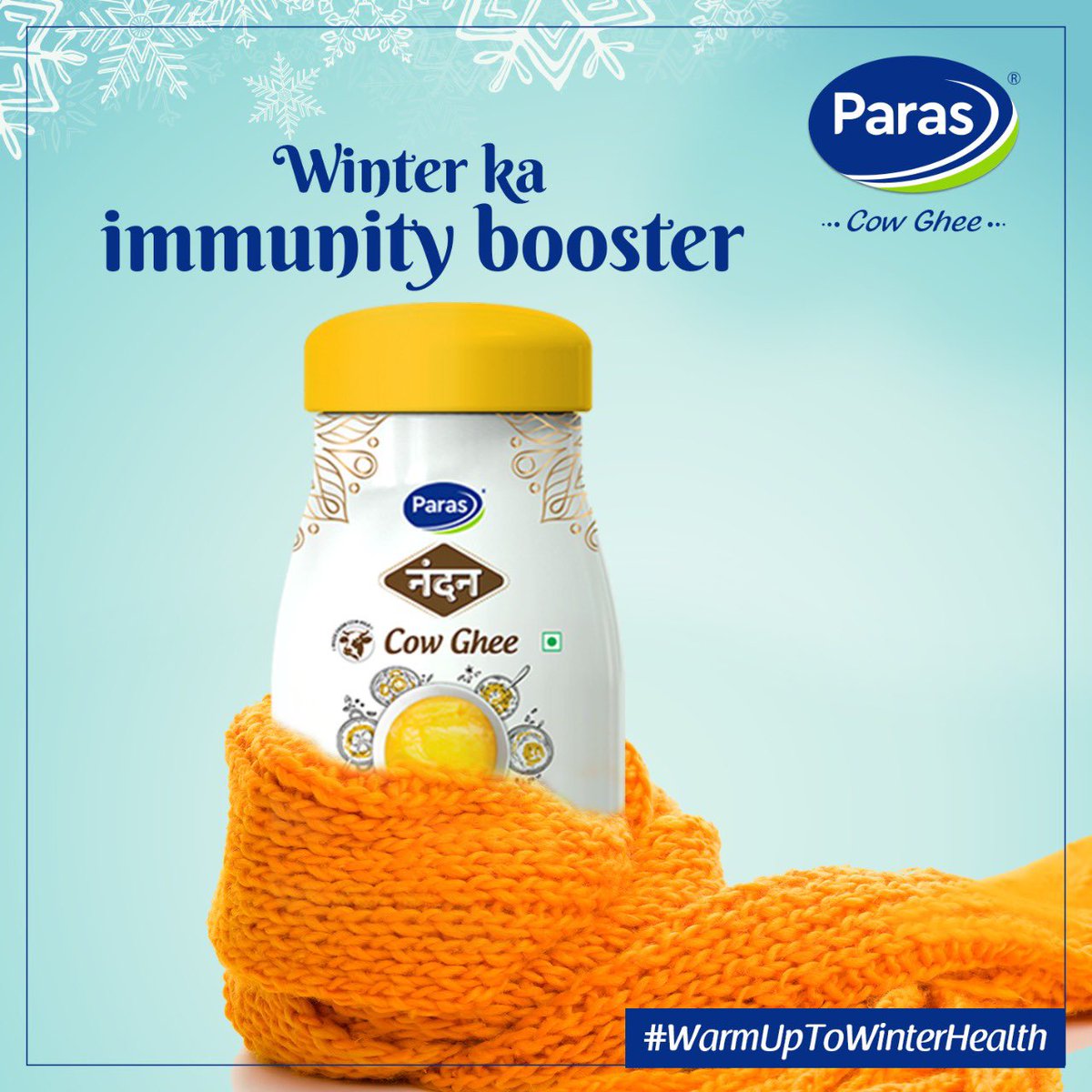 parasdairy1960's tweet photo. Add Paras Nandan Cow Ghee in your meals. It has antioxidants, Vitamin D & lots more healthy benefits that make your immunity stronger.
#ParasNandanCowGhee #ParasNandan
#CowGhee #ParasCowGhee
#GheeHaiSahi #StayHealthyWithParas #ParasDairy #lifeenriched #warmuptowinterhealth https://t.co/YqlrTVfhUZ