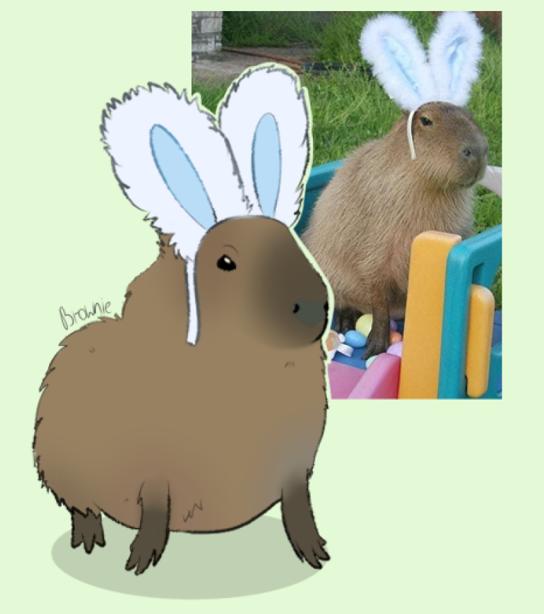 KittyBrowney's tweet photo. CAPYBARA

#BrownieTheCatArt https://t.co/O5hmBNVn9j