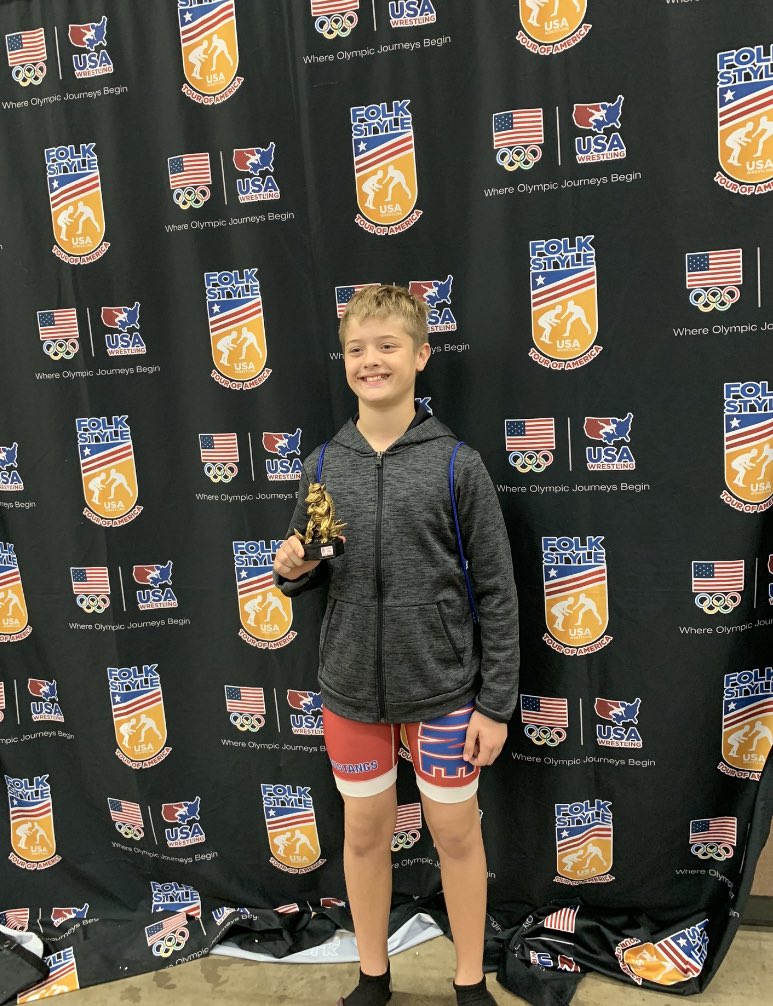 Way to go Moses! Great job today at the Stockyard Stampede wrestling tournament <a href="/MPYouthFootball/">MP Youth Football</a>