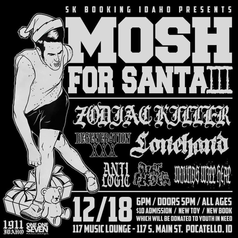 POCATELLO WE WILL HAVE MERCH FOR YOU TONIGHT. COME TO MFS 3 IF YOU’RE IN THE AREA.