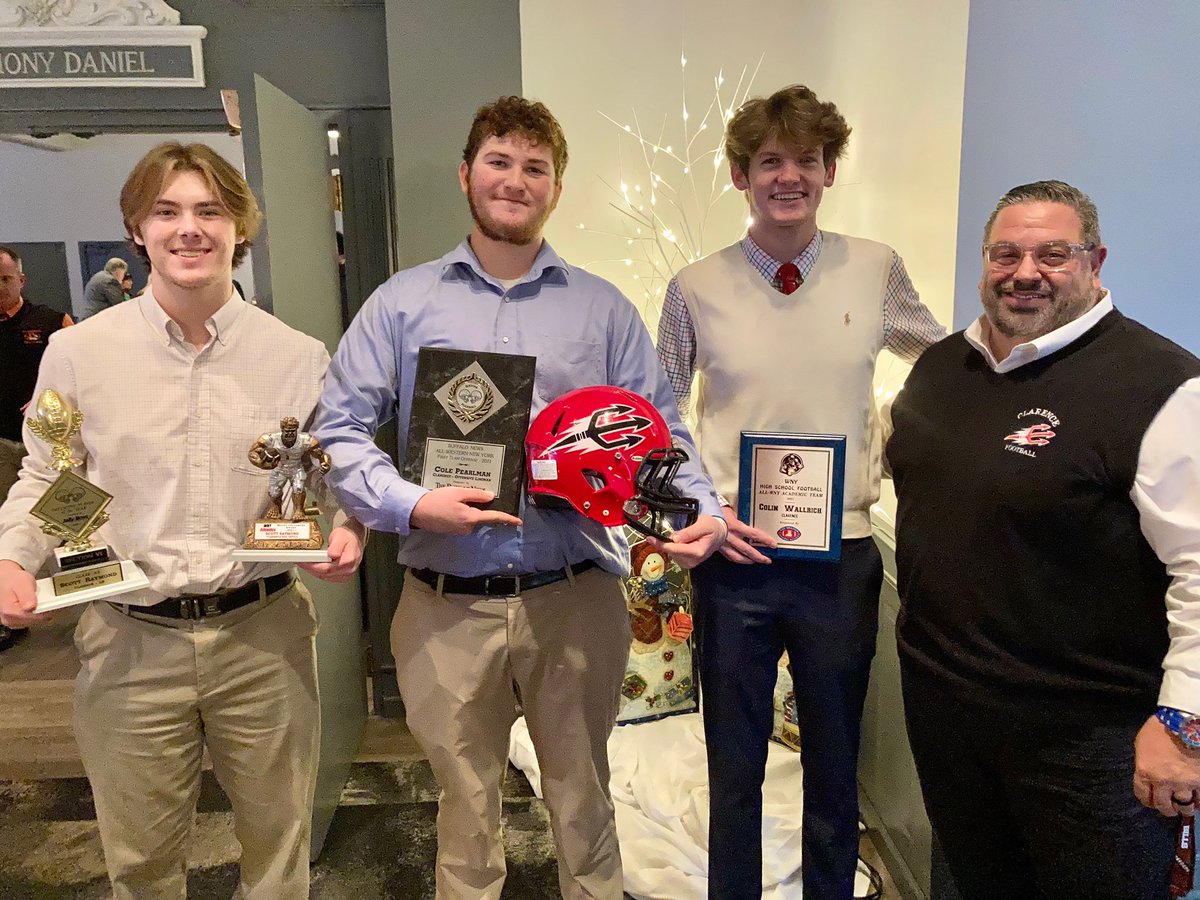 Scott Raymond (@scottraymond_) on Twitter photo Section VI AA Defensive Player of the Year.
All-WNY Academic Team.
Mount Crushmore.
I had an amazing time at the annual awards banquet for <a href="/MrSection6/">Section 6 Football</a>, surrounded by the top football talent in all of WNY. Thank you! @REDDEVILSVFB <a href="/pearlman_cole/">Cole Pearlman</a> <a href="/WNYAthletics/">WNY Athletics</a> Section VI AA Defensive Player of the Year.
All-WNY Academic Team.
Mount Crushmore.
I had an amazing time at the annual awards banquet for <a href="/MrSection6/">Section 6 Football</a>, surrounded by the top football talent in all of WNY. Thank you! @REDDEVILSVFB <a href="/pearlman_cole/">Cole Pearlman</a> <a href="/WNYAthletics/">WNY Athletics</a>