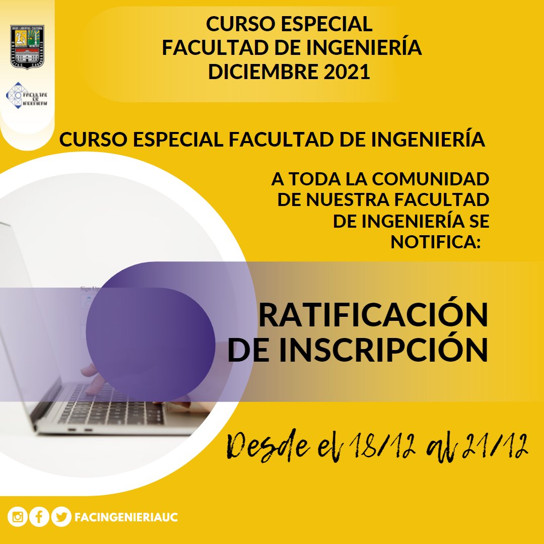 FacIngenieriaUC's tweet photo. Información detallada en https://t.co/5Op8sSt8KJ https://t.co/53x1LRHIuW