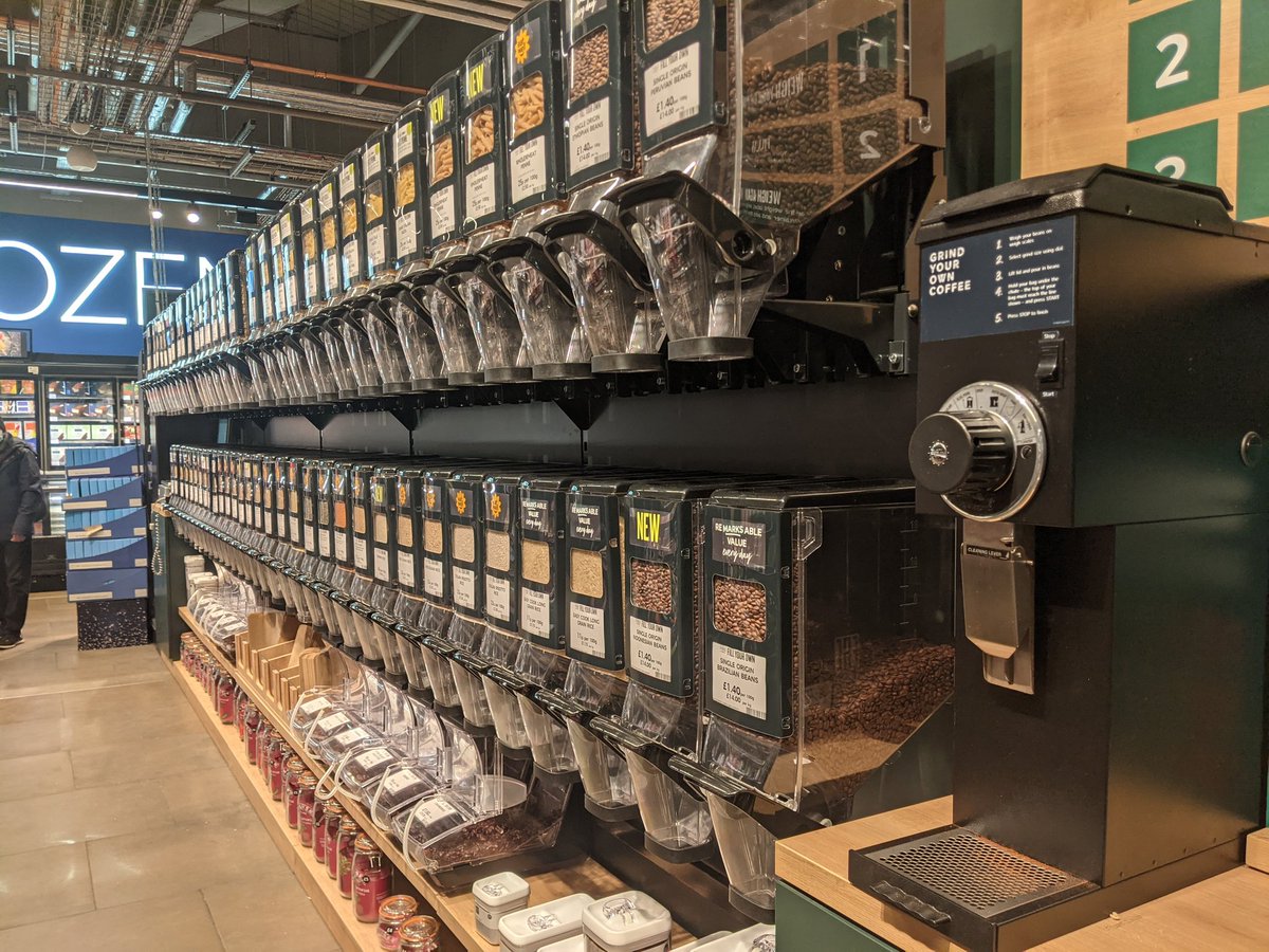 Really pleased to see this refill station today in <a href="/marksandspencer/">M&S</a> in <a href="/westfieldstrat/">Westfield Stratford City</a>. Hope to see these become more common in big chains #zerowaste