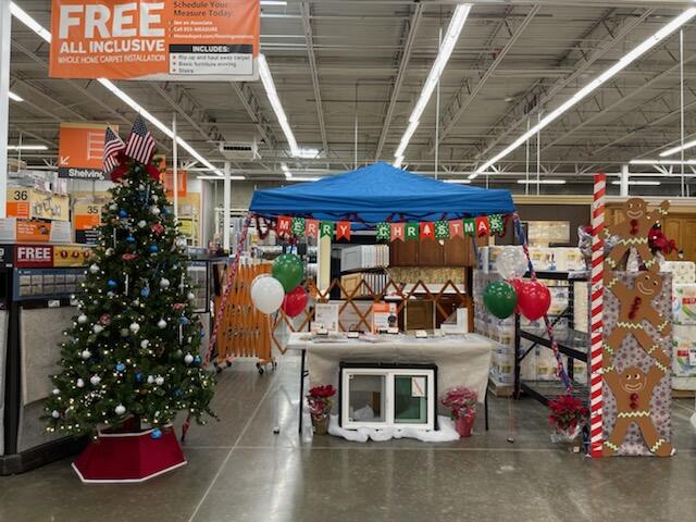 angst_l's tweet photo. Get Measured!! Christmas Tree Give Away from The Home Depot Home Services store 6587 https://t.co/kgKTgX6PW2