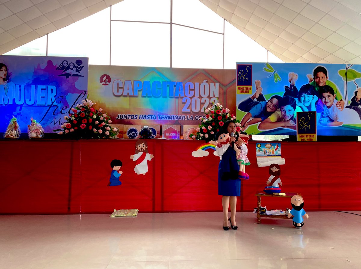 AdventistasMLT's tweet photo. Capacitación del Ministerio Infantil 2022. Actividades en el énfasis de COMUNIÓN. #YoVoy #MLT #CAPACITACIÓN2022 https://t.co/8tfPUu435y