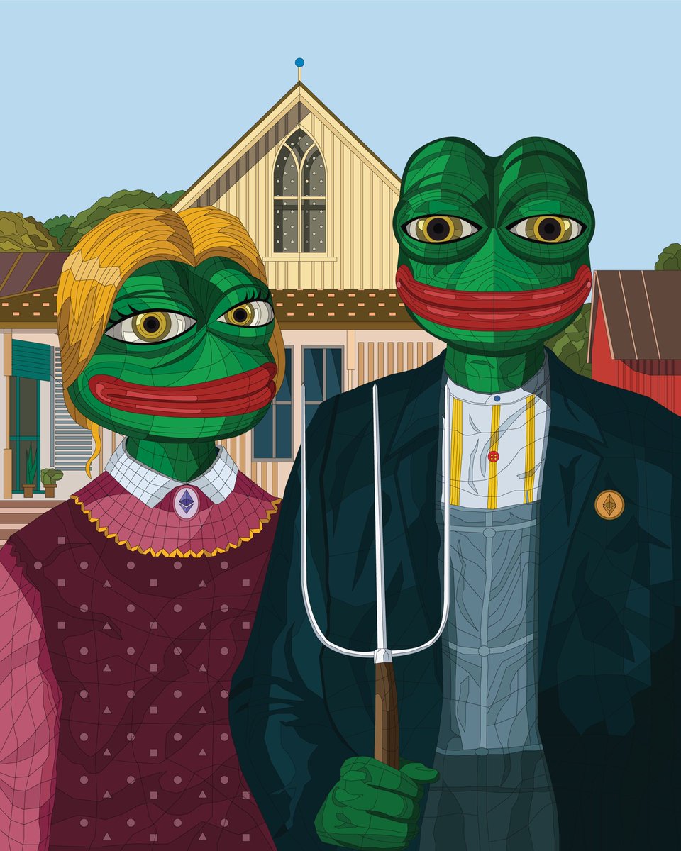 “Pepe” Gothic 
So excited that I finally create my first NFT on Foundation!!
foundation.app/@Paesamurai/~/…

Name : Pepe Gothic
Size : 4,000 x 5,000

Love me, love my frog 🐸
<a href="/nft_asia/">Follow us at @nftasiaofficial</a> @withFND #FrogFam #pepe #pepethefrog #NFTThaicommunity #NFTartists