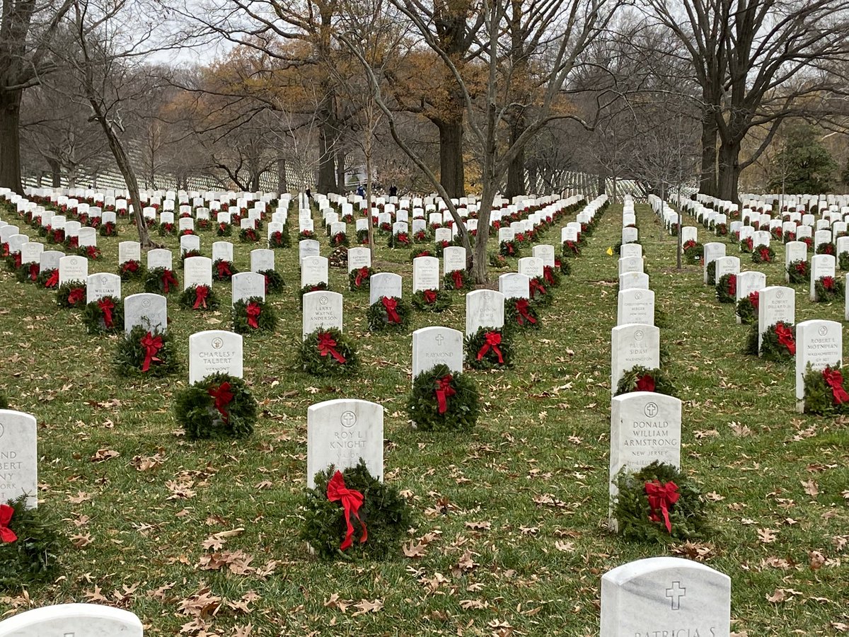 Did a pretty cool thing with some pretty cool people. Wreaths Across America at Arlington National Cemetery with some incredible friends from @iamalsorg