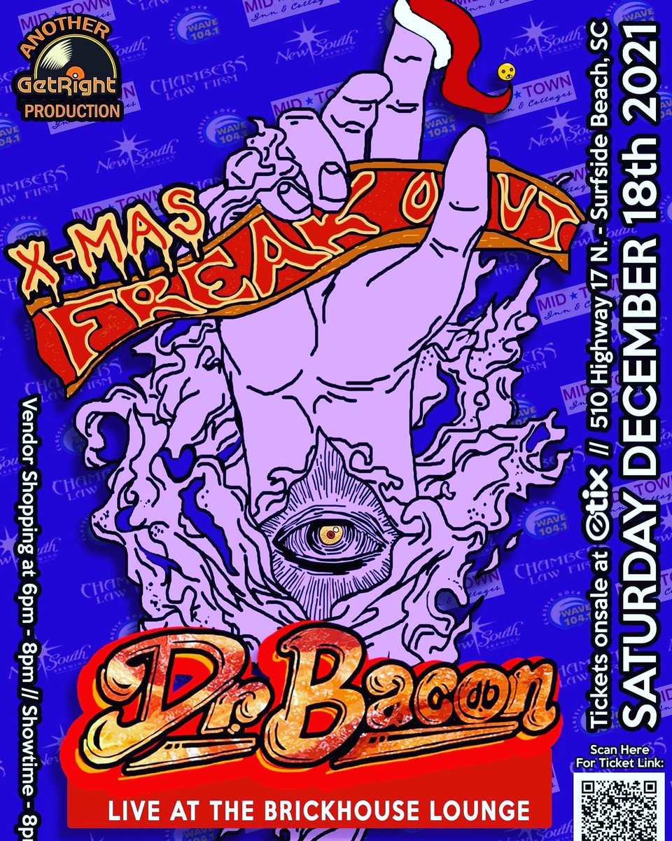 Tonight at The Brickhouse Lounge in <a href="/SurfsideBeachSC/">Deals SurfsideBeach</a> !
#surfsidebeach #SurfsideBeachSC #SCMusic #bacon #DrBacon