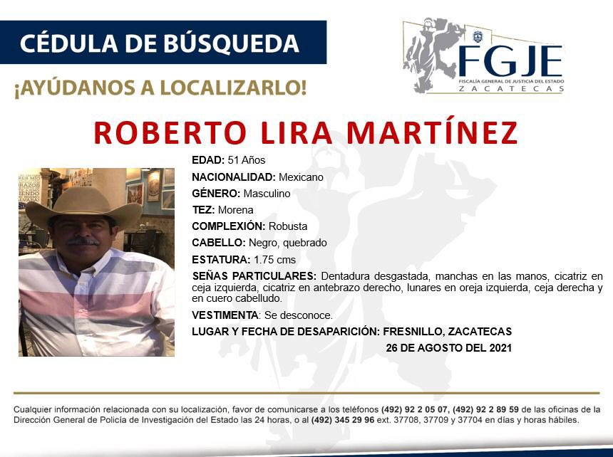 FiscaliaZac's tweet photo. Solicitamos de tu valiosa colaboración para su localización https://t.co/Zu5KDX2tOX