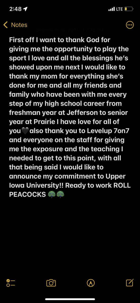 🦚🤍COMMITTED🤍🦚 <a href="/curranb11/">Ben Curran</a> <a href="/KnockJordan/">Jordan Knock</a> <a href="/Coach_Hoskins/">Jason Hoskins</a> <a href="/LevelUpDSM/">Level Up Athletic Performance</a> <a href="/PrairieFootball/">Prairie Football</a>