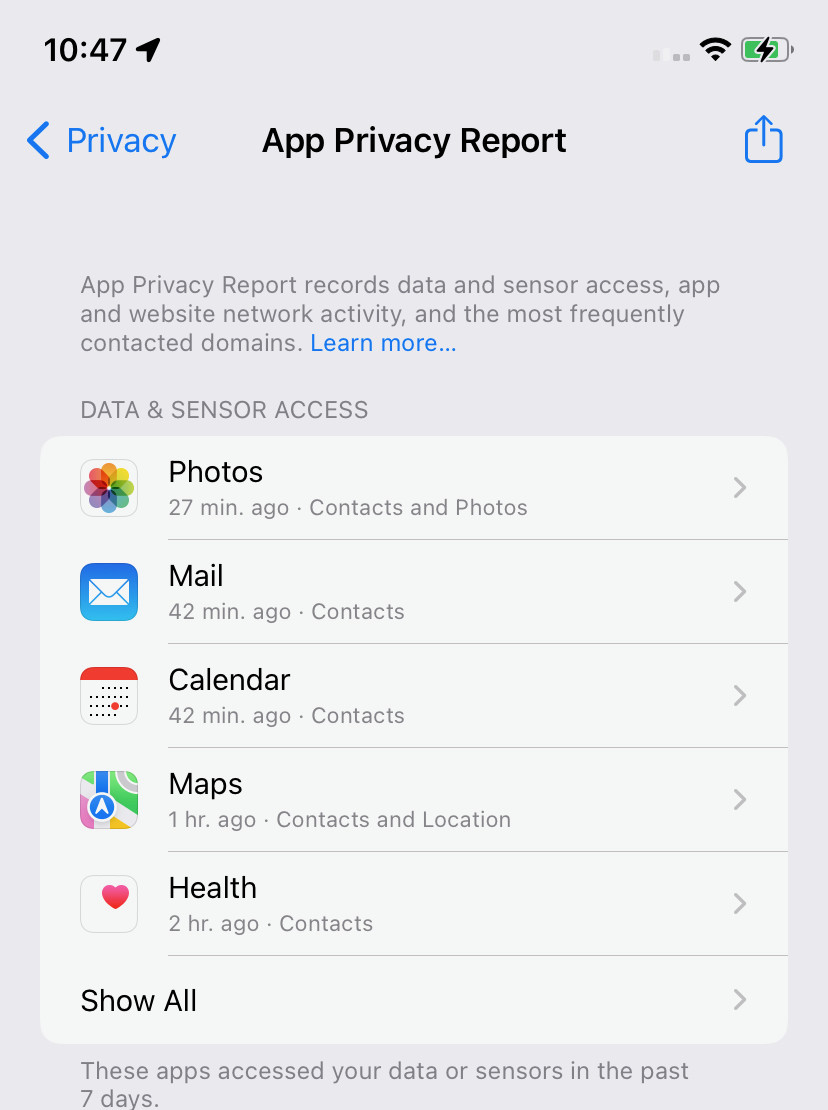 How to use the iPhone’s new App Privacy Report