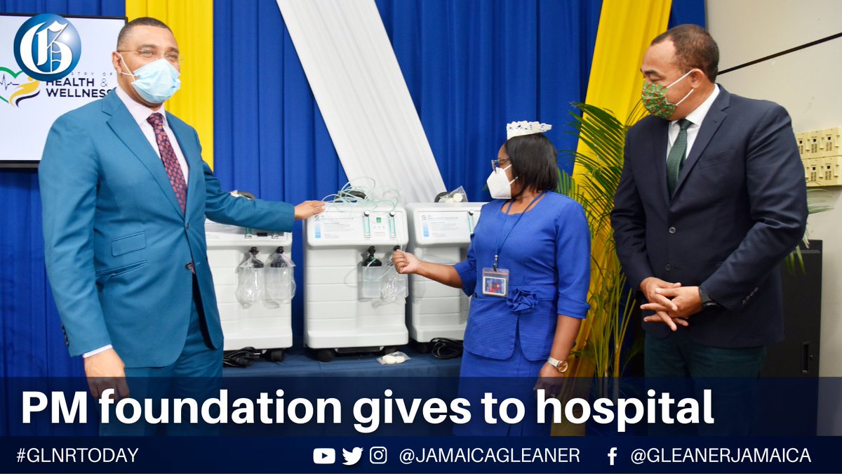 As Jamaica gears up for a fourth COVID wave, Prime Minister <a href="/AndrewHolnessJM/">Andrew Holness</a> donated 19 new medical oxygen concentrators valued at US$25,000, which will more rapidly assist persons who become infected and are admitted with mild symptoms.

Read more: jamaica-gleaner.com/article/news/2…