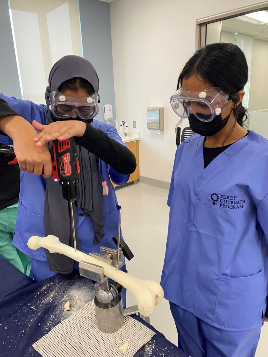 Our very own Dr. Leshikar, Dr. Friel, Dr. Manske, &amp; Dr. Fitzpatrick led today’s Perry Initiative, which is a hands-on program designed to encourage and empower young women in the field of Orthopaedic Surgery and engineering. #UCDHOrtho #Womeninsurgery #womeninmedicine #medtwitter