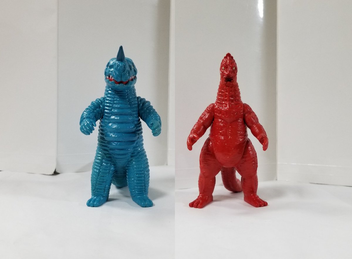 【しょうこ】アボラス　バニラ (バンダイソフビ) 他リペイント品　計6点 Amazon.co.jp: ウルトラ怪獣シリーズ ソフビ 人形 フィギュア
