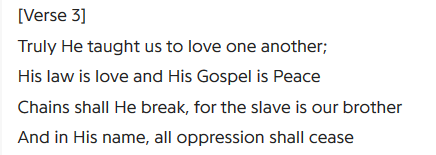 your annual reminder that O Holy Night, the best Christmas song, was originally penned as an anti-slavery anthem