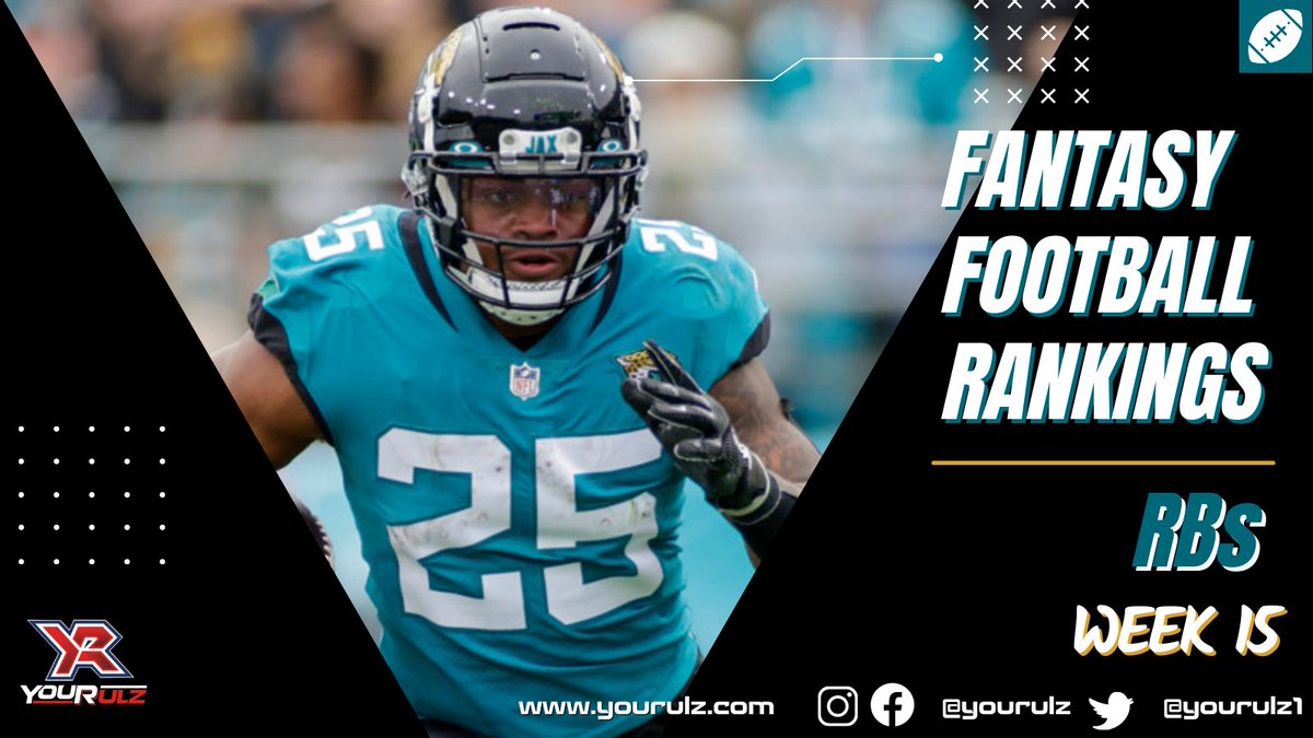 YouRulz1's tweet photo. James Robinson’s usage in Jacksonville has been a hot topic as his carries per game &amp; top 5 rushing efficiency rankings haven’t correlated to date. Read more in our Week 15 running back rankings report. https://t.co/Ayl3REjOvW
#nfl #fantasyfootball #fantasyfootballadvice #yourulz https://t.co/I66i2VGWVu