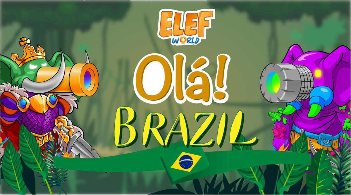 Olá e bem-vinda Família Brasil ao ELEF Mundo !!!

Faça parte da comunidade do brasil.

t.me/ElefworldBrazil

#ELEF #ELEFWORLD
#ELEFARMY
#ELEFBRAZIL