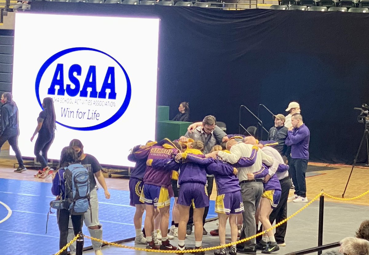Good luck to our 9 finalists in the ASAA State Wrestling Championships! 
103 - Megan Spencer 
103 - Kaylana Nations 
112 - Autumn Poland
119 - Kierstyn Bockert 
145 - Heaven Matheny 

140 - Colton Parduhn 
152 - Aaron Johnson
160 - Jacob Johnson
285 - Noah Curtis