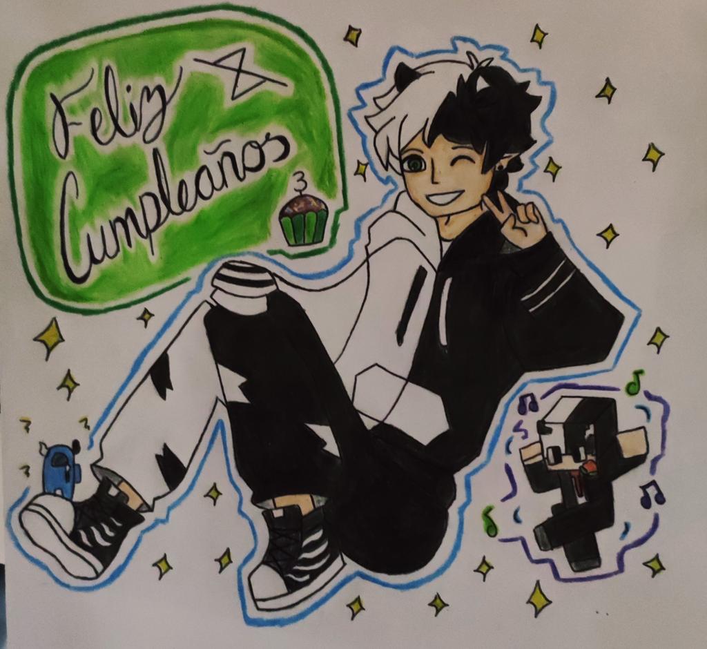 AwesomeSometing's tweet photo. #AxozerBDAY @aXoZerr 
Feliz cumpleaños Axo!!🎉🎉 Me encantan tus directos y me alegra todo lo que has logrado Muchas gracias por todo y perdón por tan poco 🤍🖤 https://t.co/IlRDi6hsVp