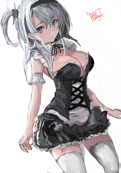 メイド涼月
#今年も残りわずかなので今年一番伸びた絵を載せて5000rtを目指すと誰か優しい人が拡散してくれてフォロワーさんが増えるらしい 