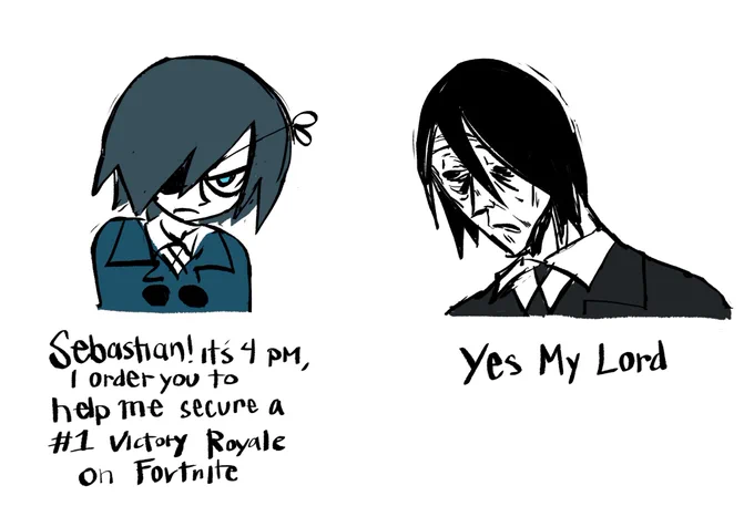 might as well post this other black butler doodle 