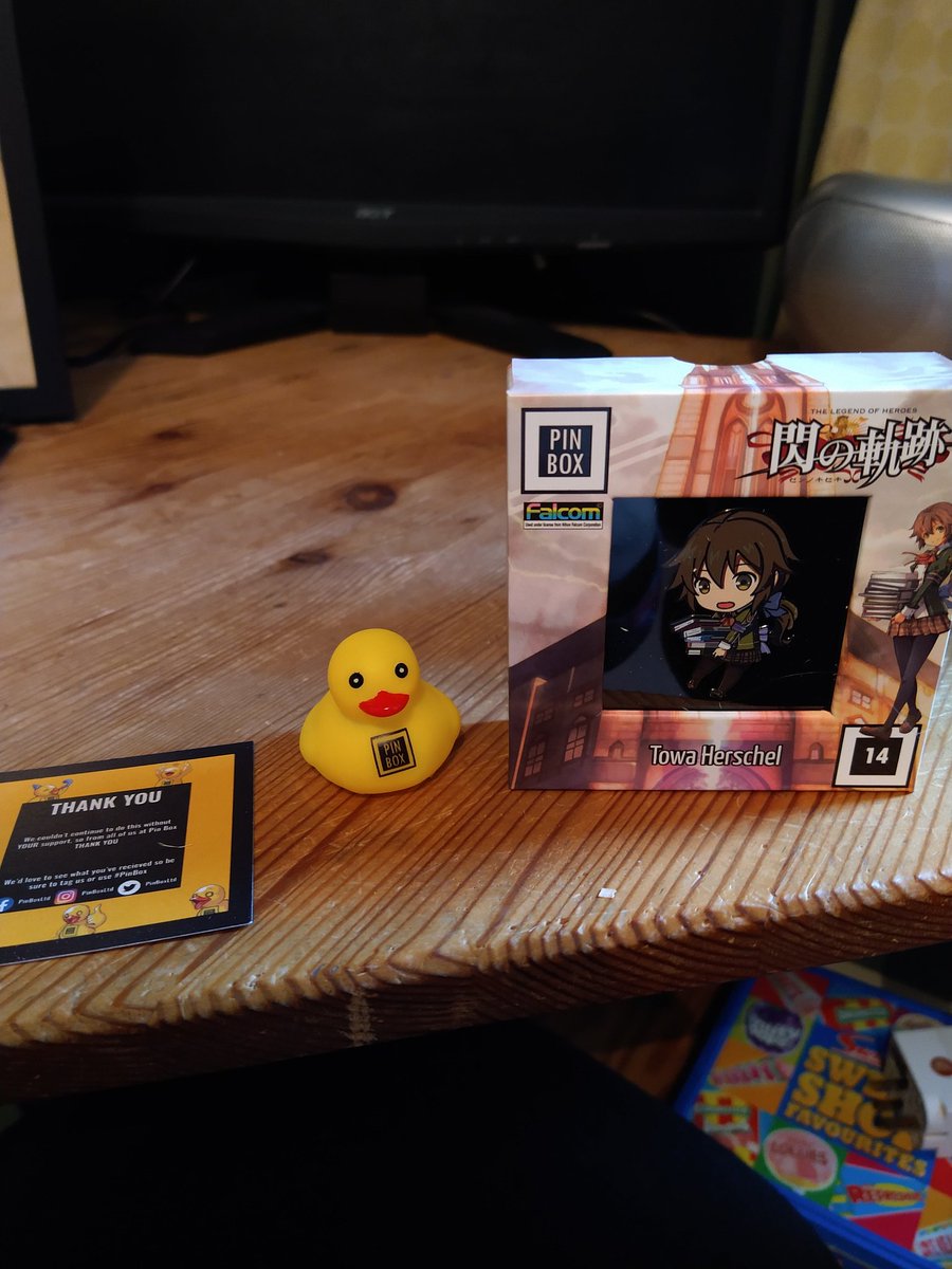bugpizzalt's tweet image. So I returned home from university for a short break over Christmas and one of the first things I noticed after I unpacked was that I had a delivery.
Upon opening it I was pleasantly surprised to see that the Towa pin from Pinbox had arrived. 
#pinbox