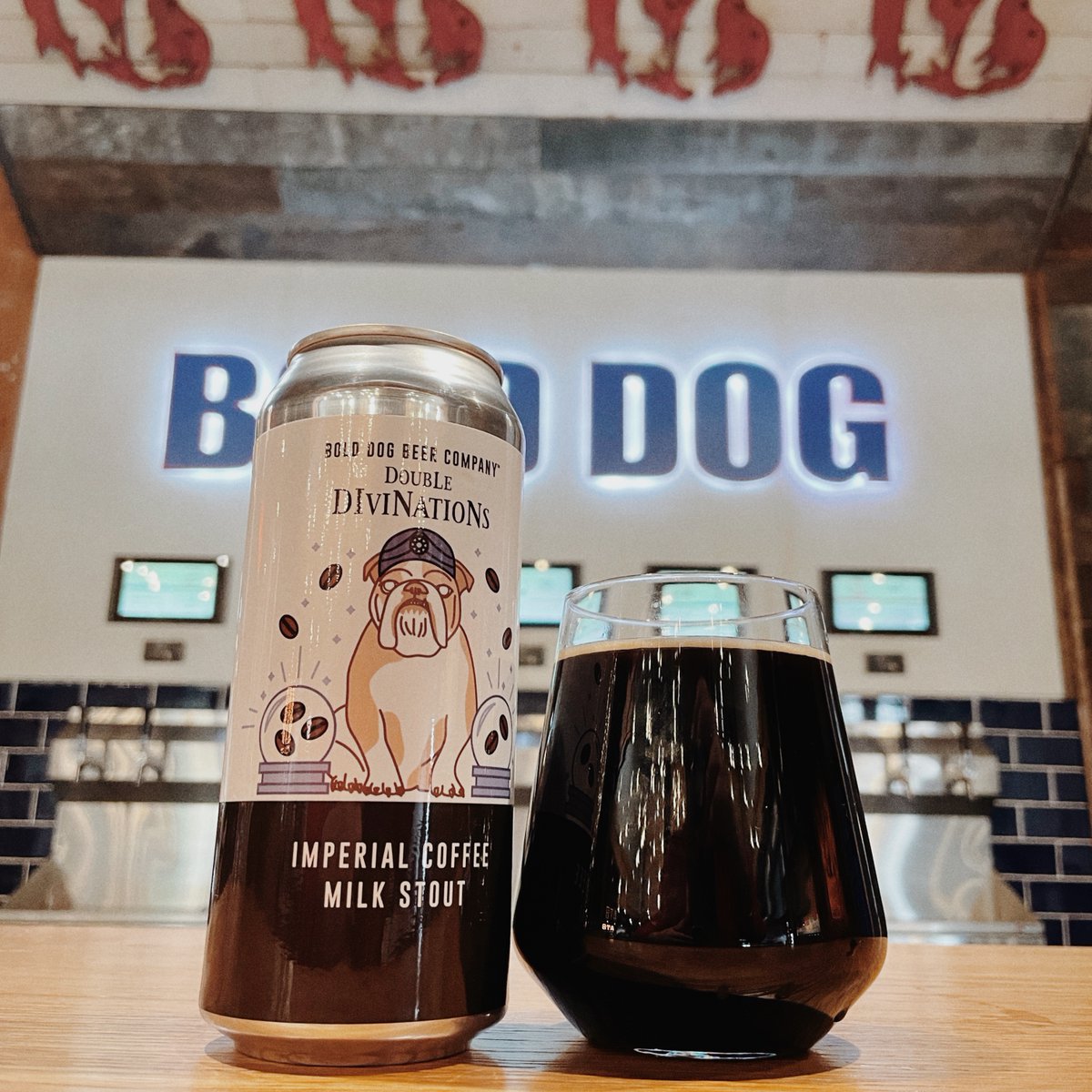 It's Day 18 and what a magical day it is! Open up Double Divinations Imperial Coffee Milk Stout from @bolddogbeerco! *sips casually to gain powers*
