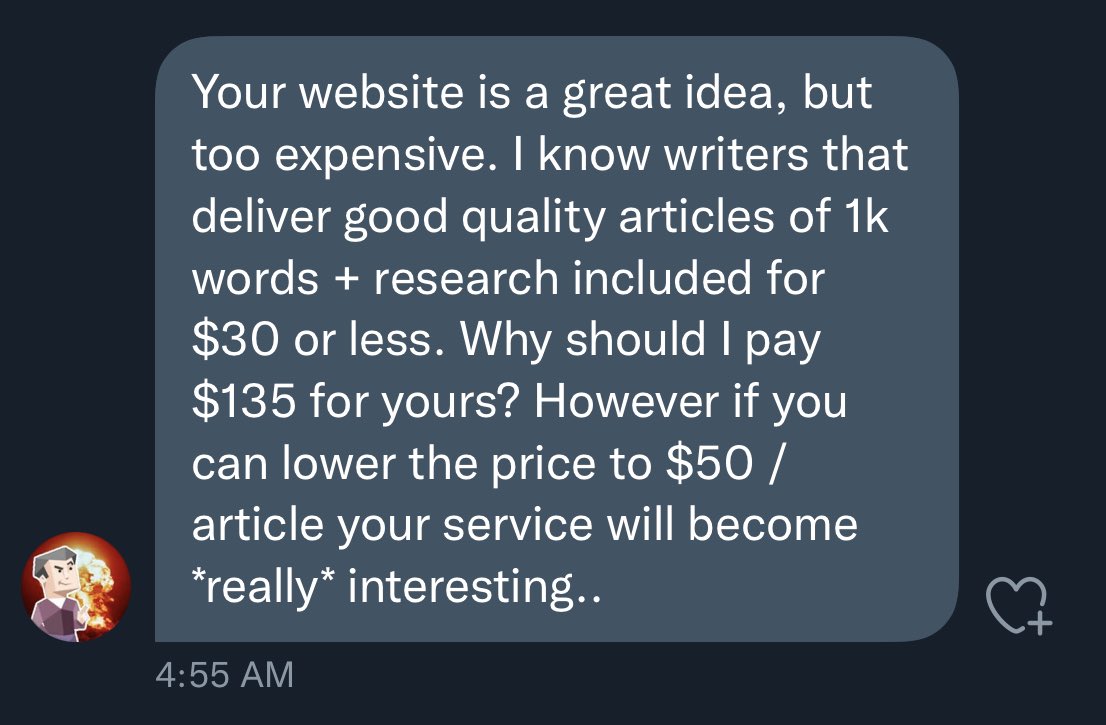 terribledustin's tweet photo. That’s weird. Why would you pay $50/mo if you can get it for $30 or less 😂

You get what you pay for, my friend. https://t.co/arTxCusXIJ