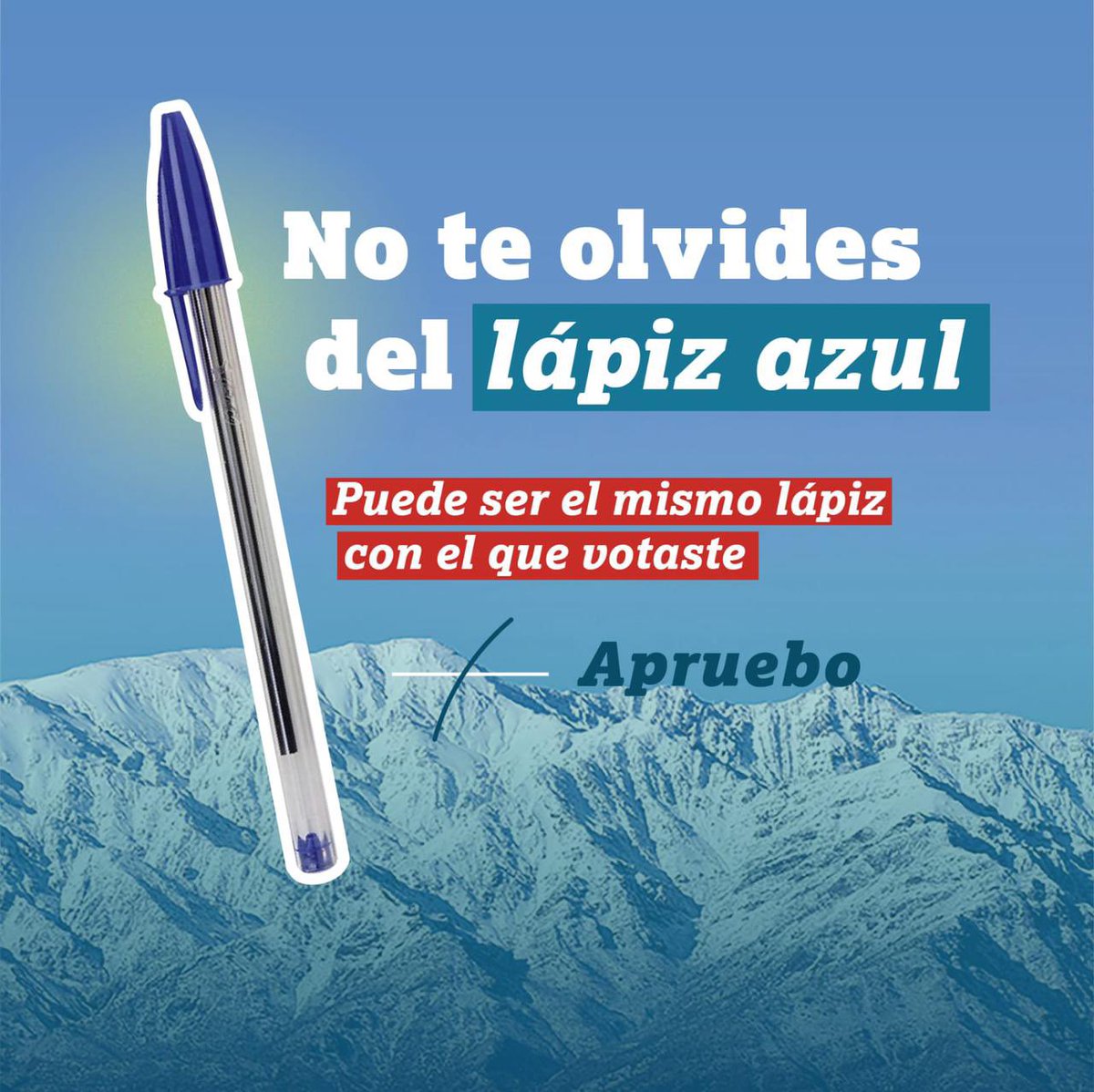 oposicionpinera's tweet photo. Mañana recuerda llevar tu lápiz con el que votaste #Apuebo #AprueBoric https://t.co/320QRk4GoT