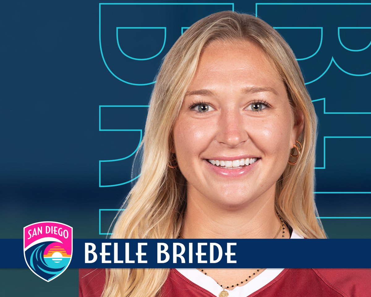 Pick 27 is in, and we’re proud to call Belle Briede the newest member of Wave FC! Belle is a Midfielder from Stanford and they will make our team even stronger. Welcome to San Diego, <a href="/bellebriede/">belle</a>! 🌲➡️🌴