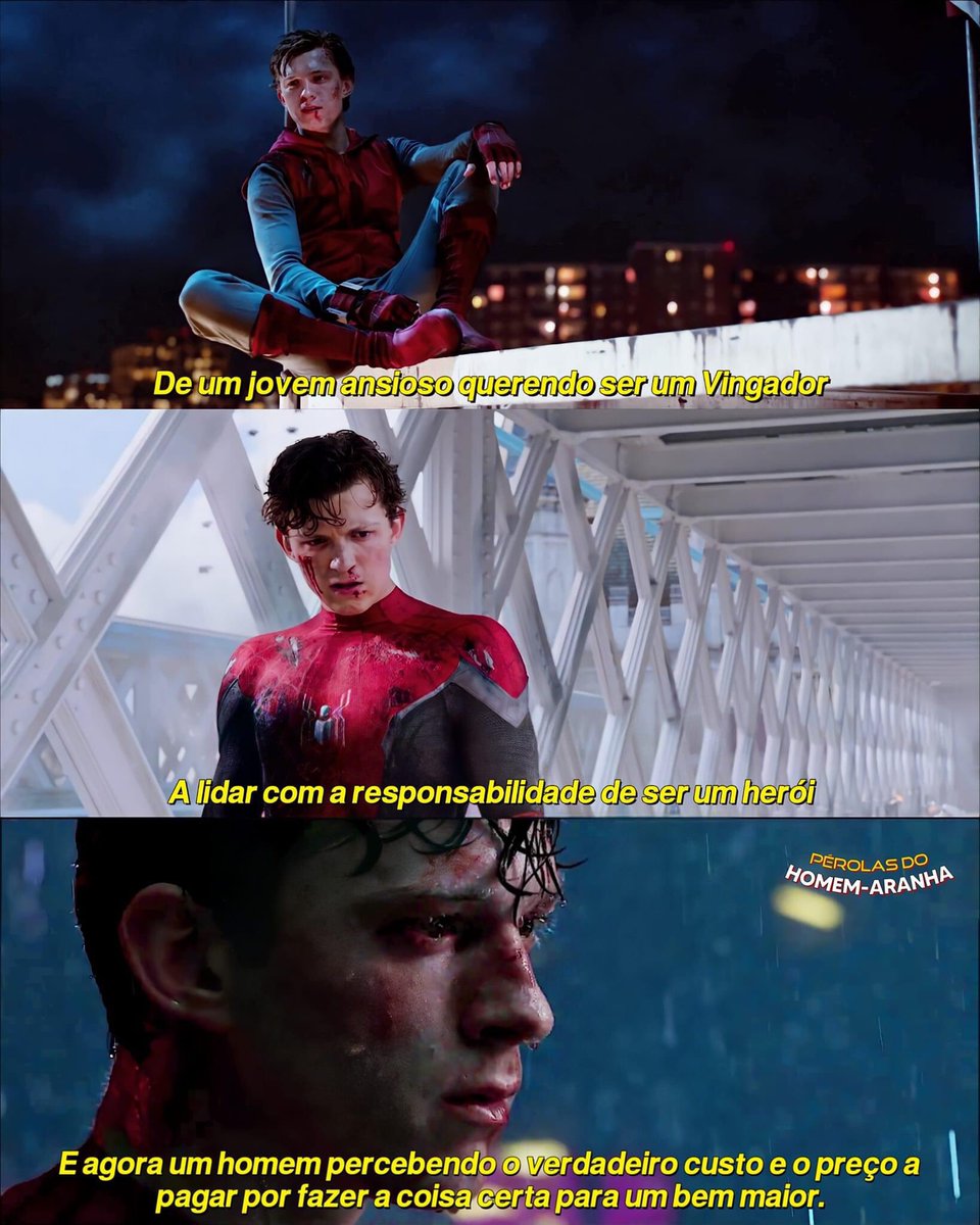 sethnakin's tweet photo. Inegável que No Way Home trouxe toda a carga dramática e o peso do Peter levar essa vida como Homem-Aranha 

É o filme que os fãs queriam, e que o Tom precisava

#SpiderManNoWayHome https://t.co/NiktF72ImV