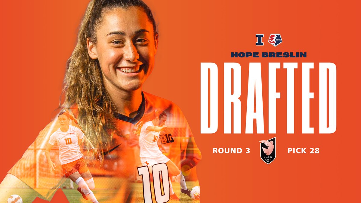 IlliniSoccer's tweet photo. 𝗔 𝗱𝗿𝗲𝗮𝗺 𝗰𝗼𝗺𝗲 𝘁𝗿𝘂𝗲.

@HopeBreslin is headed to @weareangelcity! #Illini 🔶⚽️🔷 https://t.co/Cq3aiTWOdB