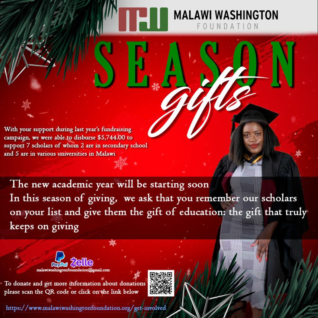 LindaSemu's tweet photo. Please give the gift that keeps on giving. Help support #GirlsEducation in #Malawi. Invest in the next generation of female leaders and change makers @MaWaFoundation https://t.co/VFD3uXqaQk