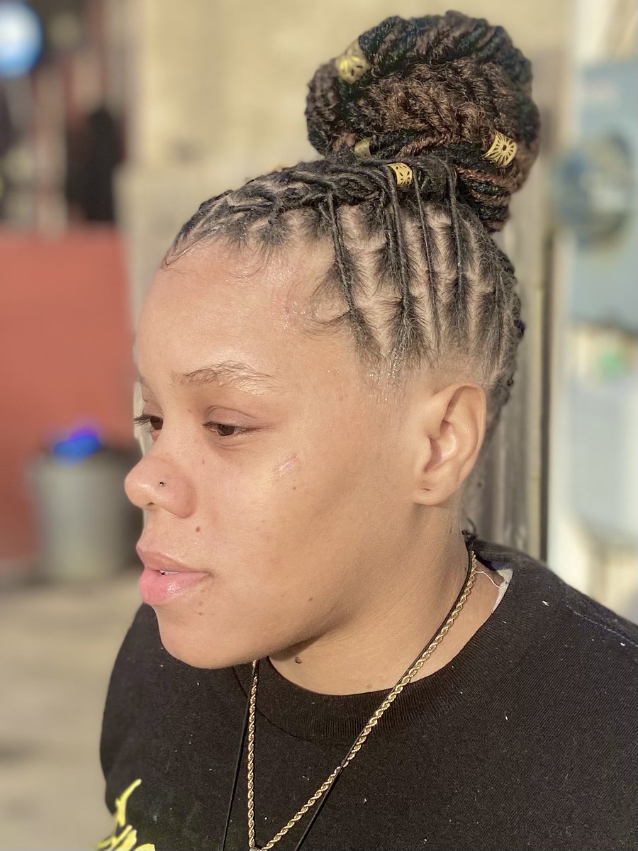 iLoc_Smith's tweet image. New client came to south jersey from Philly for starter locs and this crotchet style. She’ll be retwisted in a month. We don’t say dreadlocks.