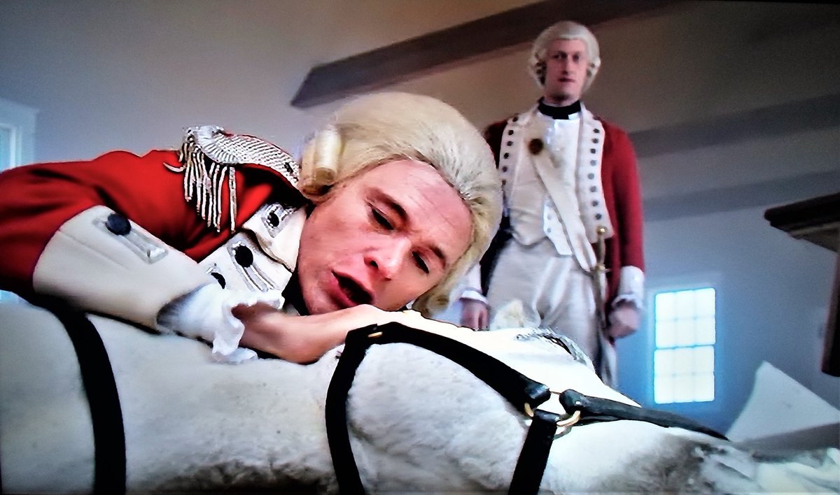 Poor Bucephalus BUT a huge shout out to Burn Gorman, who's allergic to horses. This re-watch, I specifically looked to see if "Bucephalus" was a prop, BUT his eyes were blinking! LaToya said they offered to delete all horse scenes. BG said no. Talk about a pro's pro. #TalkingTurn