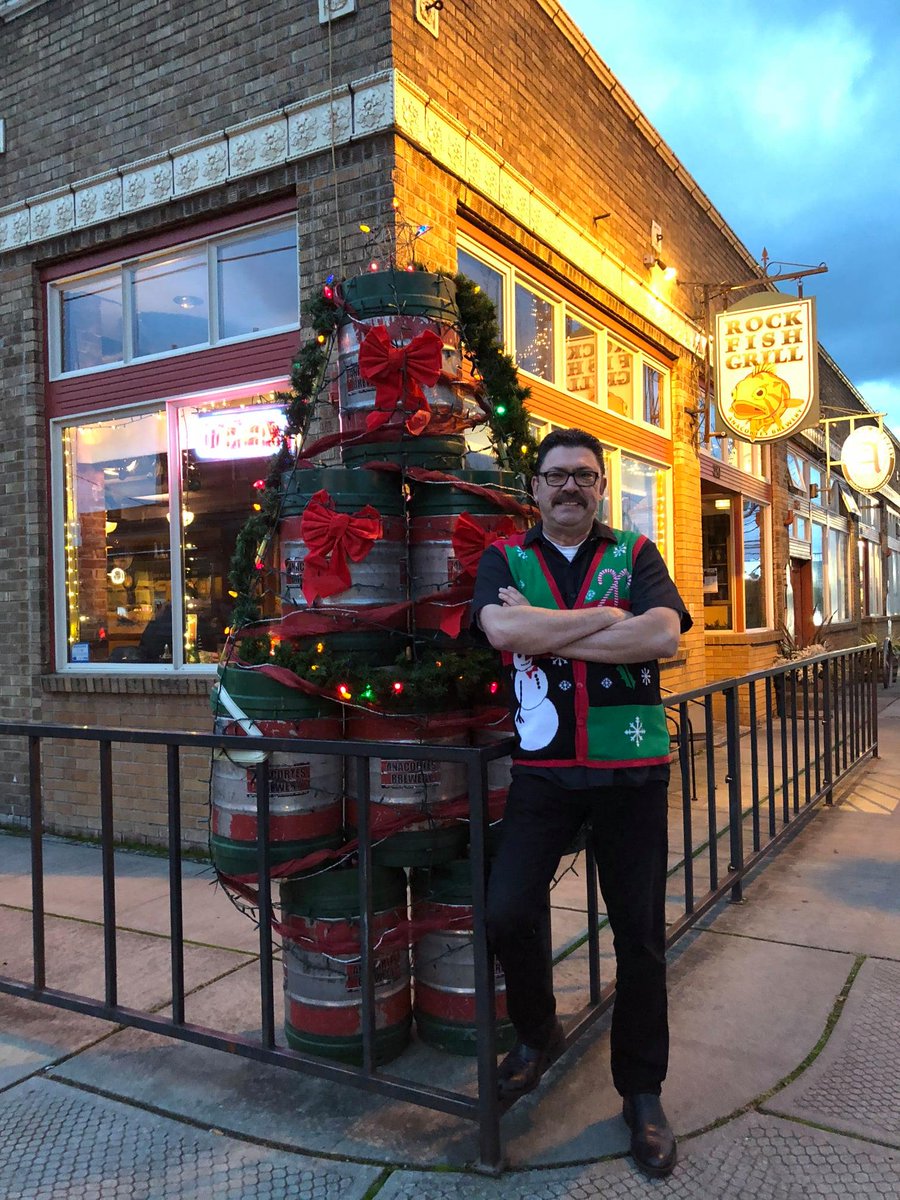 On the first day of Christmas, my true love gave to me:
a Rockfish in a Keg Tree...