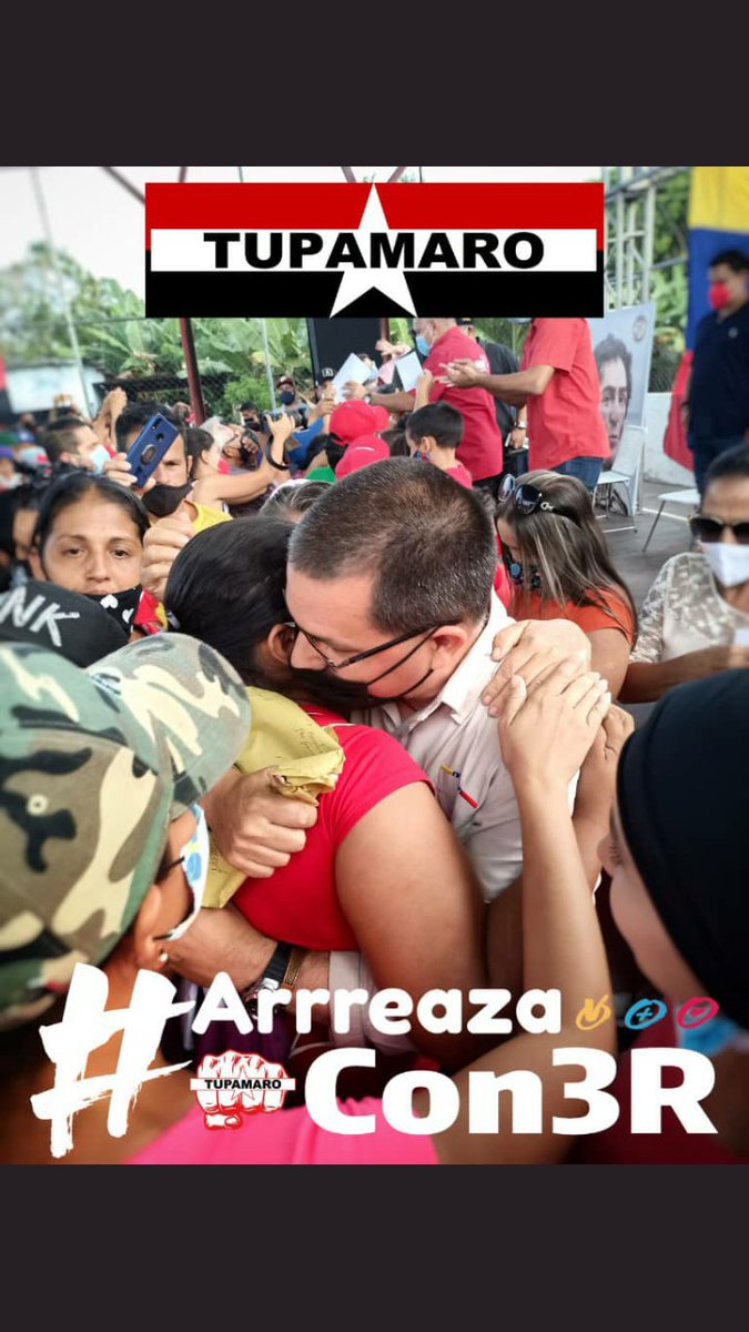 Nosotros estamos haciendo historia, juntos lograremos el triunfo de nuestro camarada <a href="/arreaza/">Arreaza</a> en Barinas TUPAMARO en perfecta unión revolucionaria este #9Ene gana #ArrreazaCon3R 
@TupamaroMRT <a href="/WBenavides_MRT/">Williams Benavides</a>