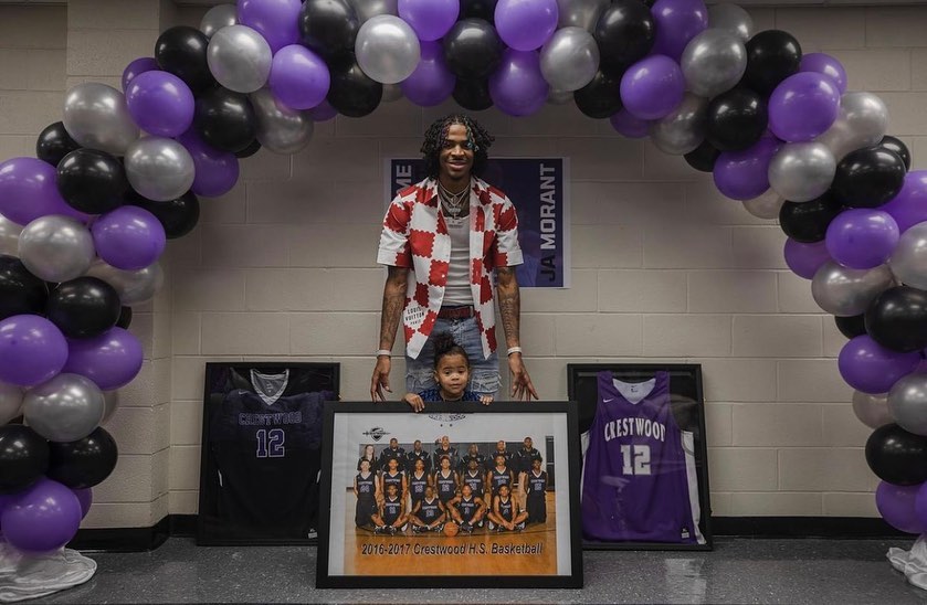 Bleacher Report on Twitter "Ja Morant got his high school jersey