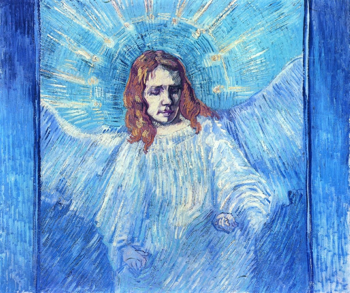 vangoghartist's tweet photo. Head of an Angel, after Rembrandt, 1889 https://t.co/LWRGGpsyLx #postimpressionism #vangogh https://t.co/A2gWsWFWnZ