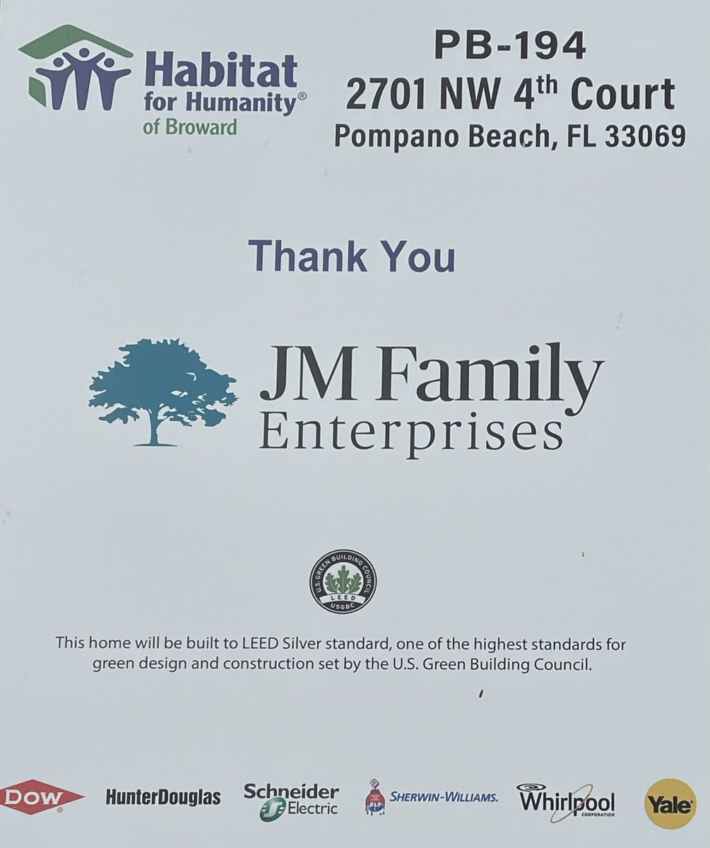 ChipLaMarca's tweet image. Always great to start the weekend with @jmfamilynews on a  @HabitatBroward project. This was in Pompano Beach and the homeowner was right there with us on the roof, investing her sweat equity. It’s great to see great community partners coming together for each other. #FlaPol