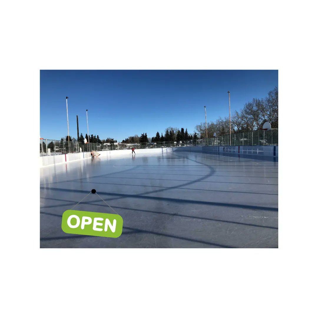 WillowRidgeYYC's tweet photo. The WRCA rinks are open, we hope you can enjoy them over the holidays!  Our winter schedule will take effect in the New Year and our new booking system will open after the holidays. Happy skating! https://t.co/GyKPebItVb